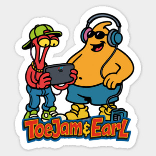 ToeJam & Earl Retro Vibes Collection Sticker