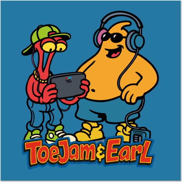 ToeJam & Earl Retro Vibes Collection Wall Art by Shit Post Hero