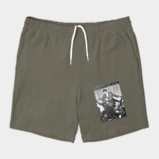 Black White Elvis Presley Shorts