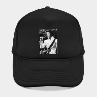 Elvis Black White Hat