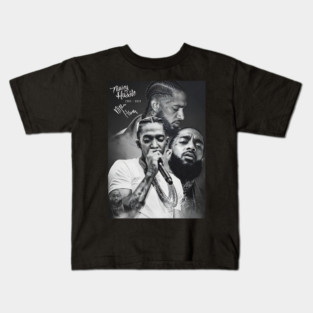 Nipsey Hussle Black White Kids T-Shirt