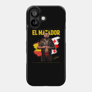 Ilia Topuria UFC Champion Phone Case
