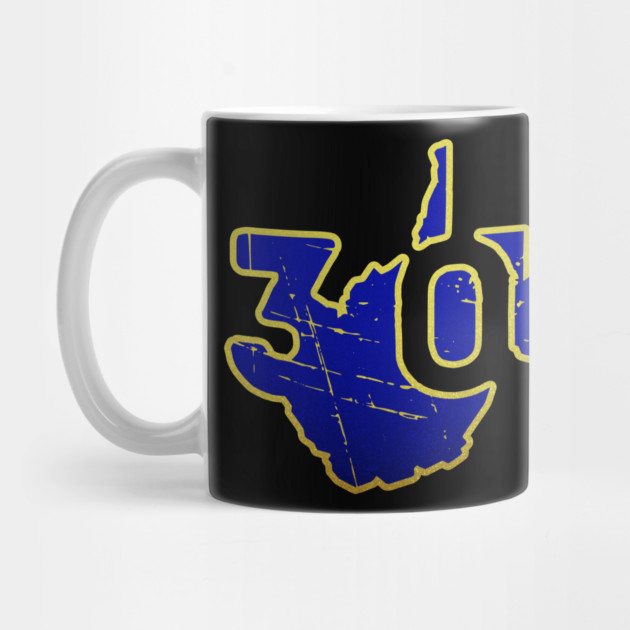 304 Hometown Pride West Virginia Distressed. by casualteesinc