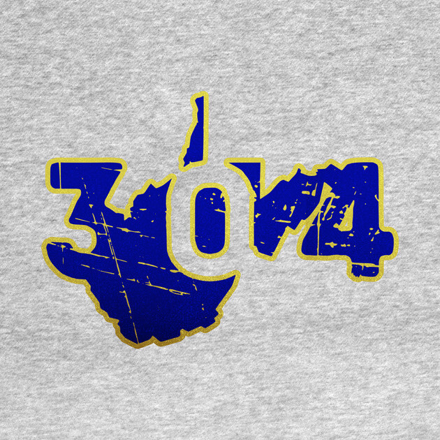 304 Hometown Pride West Virginia Distressed. by casualteesinc