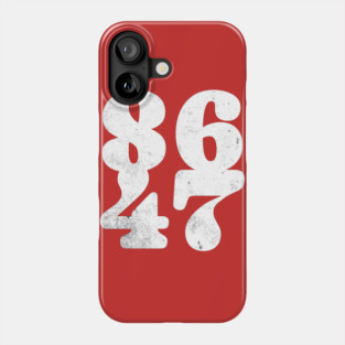 8647 Anti- Donald Trump Simple Distressed Design Phone Case