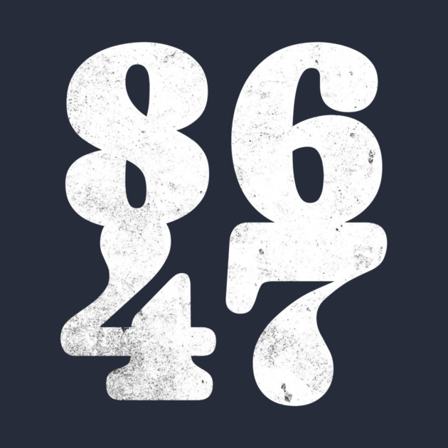 8647 Anti- Donald Trump Simple Distressed Design by casualteesinc