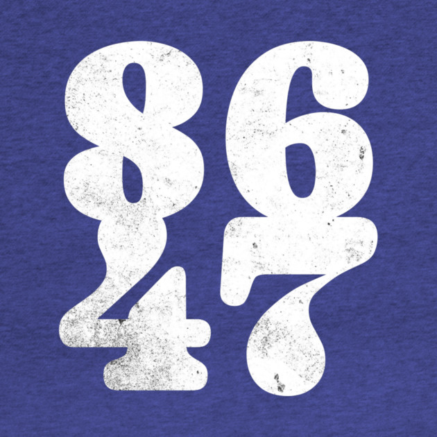 8647 Anti- Donald Trump Simple Distressed Design by casualteesinc