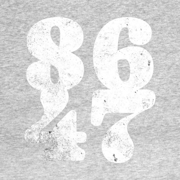 8647 Anti- Donald Trump Simple Distressed Design by casualteesinc