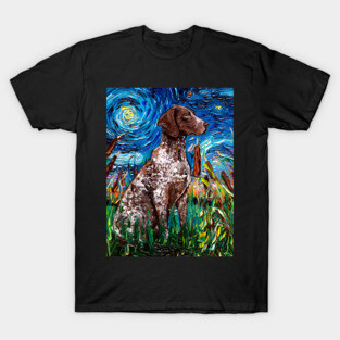 German Shorthair Pointer Night T-Shirt