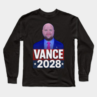 JD Vance Face Meme Long Sleeve T-Shirt