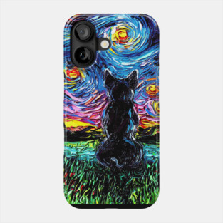 French Bulldog Starry Night Phone Case