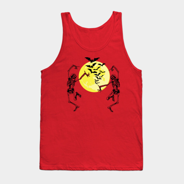 Moonlit Skelley Dance Tank Top by casualteesinc