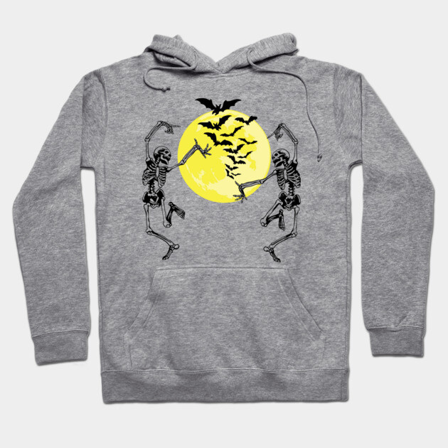 Moonlit Skelley Dance Hoodie by casualteesinc