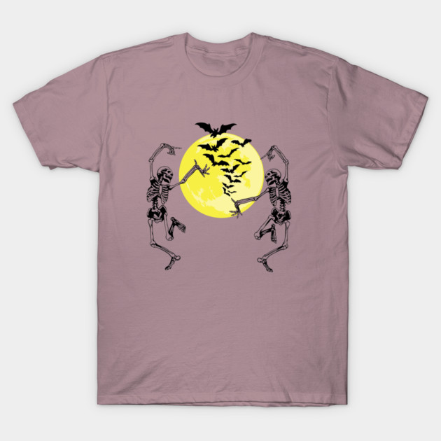 Moonlit Skelley Dance T-Shirt by casualteesinc
