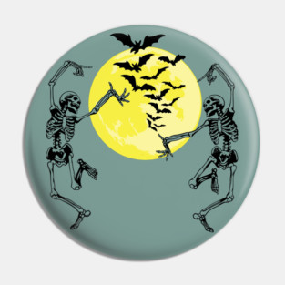 Moonlit Skelley Dance Pin