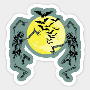 Moonlit Skelley Dance Sticker