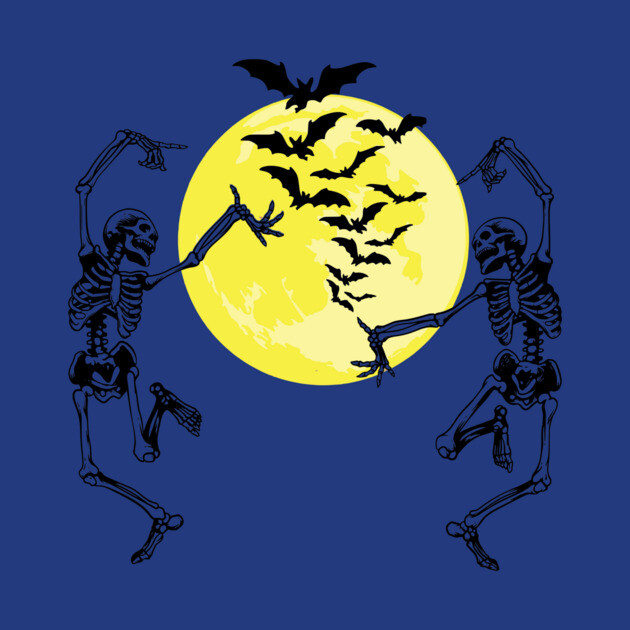 Moonlit Skelley Dance by casualteesinc