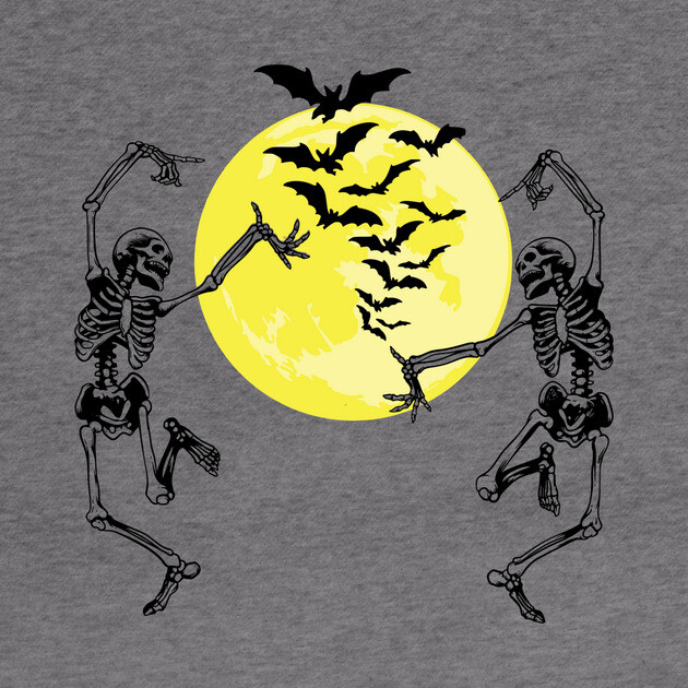 Moonlit Skelley Dance by casualteesinc
