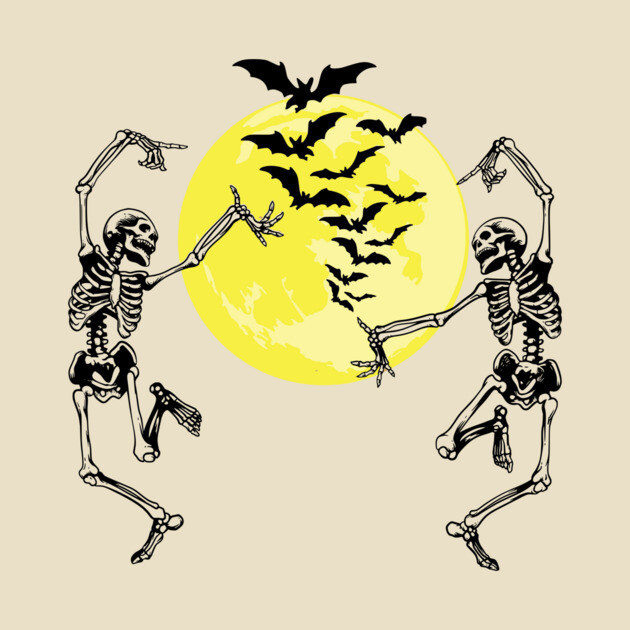 Moonlit Skelley Dance by casualteesinc