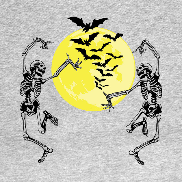 Moonlit Skelley Dance by casualteesinc