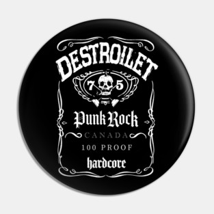 DESTROILET (Band) JD-Style Pin