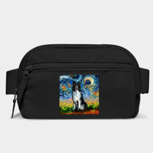 Border Collie Starry Night Bag