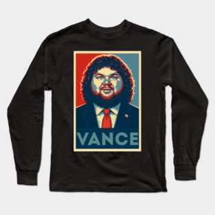 JD Vance Face Meme -  Hope Edition Long Sleeve T-Shirt