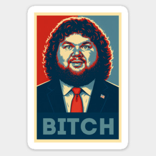 JD Vance Face Meme - Bitch Sticker