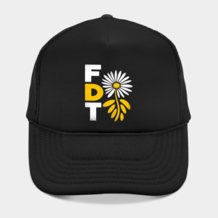 Subtle Fuck Trump Flower Hat