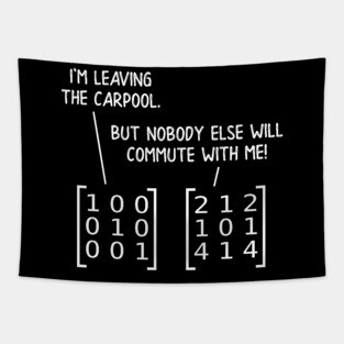The Matrix Doesn't Commute Tapestry