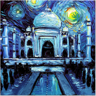 van Gogh Never Saw the Taj Mahal Posters and Art