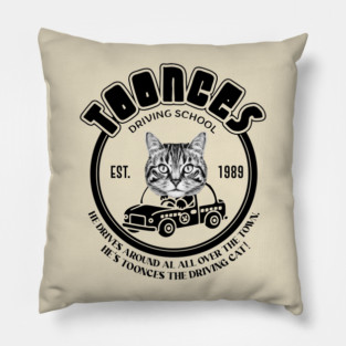 Toonces-The-Driving-Cat Pillow