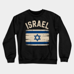 Israel flag support Crewneck Sweatshirt