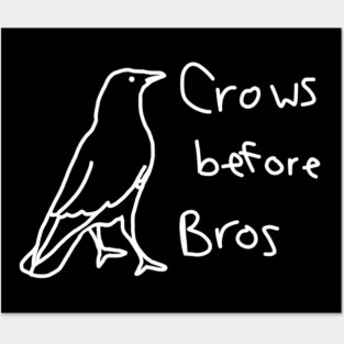 Funny Crow Posters and Art