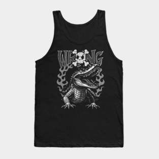 Flame Alligator Tank Top