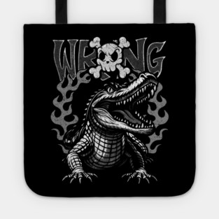 Flame Alligator Tote