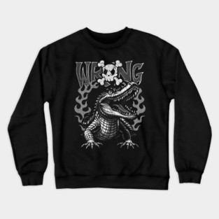 Flame Alligator Crewneck Sweatshirt