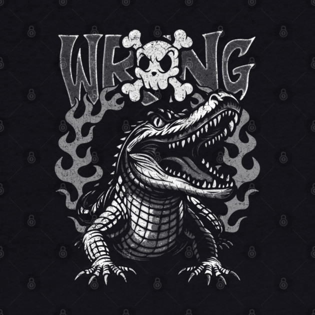 Flame Alligator by Wrongteeshirt