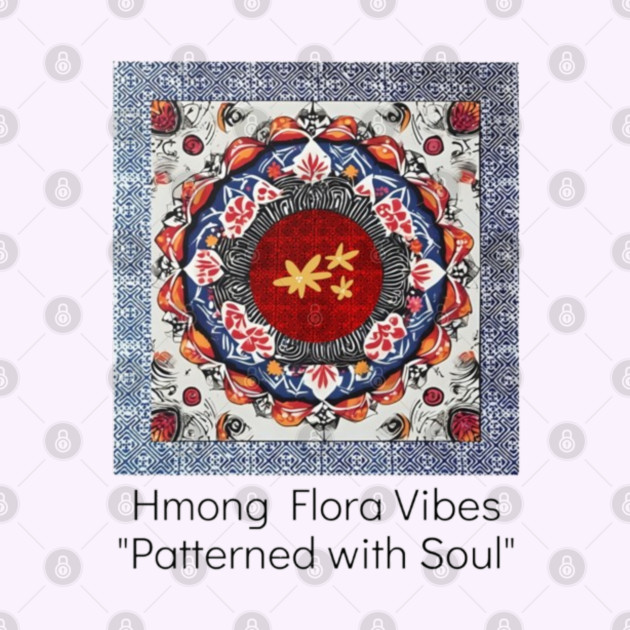 Hmong Flora Vibes – Patterned with Soul by Pimcolle