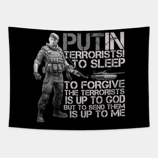 Putin Counter Terrorist Tapestry