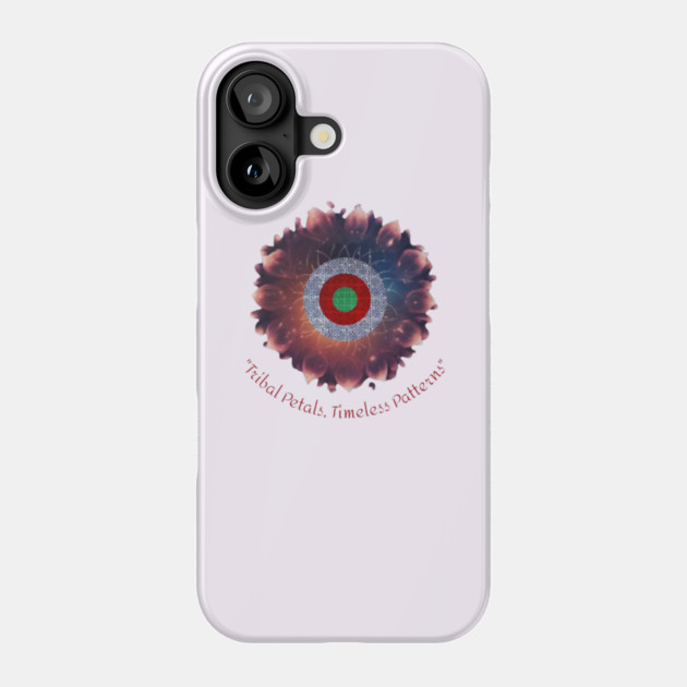 Tribal Petals, Timeless Patterns – A Hmong Bloom Phone Case by Pimcolle