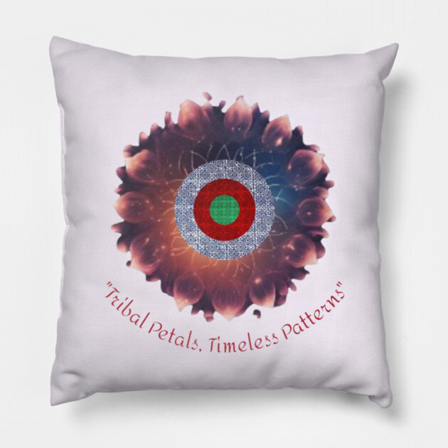 Tribal Petals, Timeless Patterns – A Hmong Bloom Pillow by Pimcolle