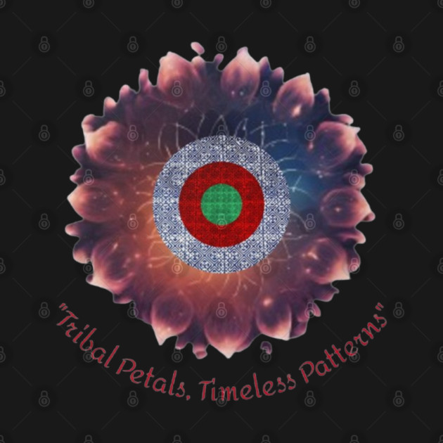 Tribal Petals, Timeless Patterns – A Hmong Bloom by Pimcolle