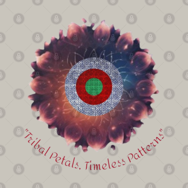 Tribal Petals, Timeless Patterns – A Hmong Bloom by Pimcolle