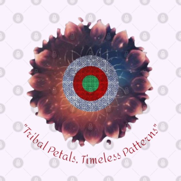 Tribal Petals, Timeless Patterns – A Hmong Bloom by Pimcolle