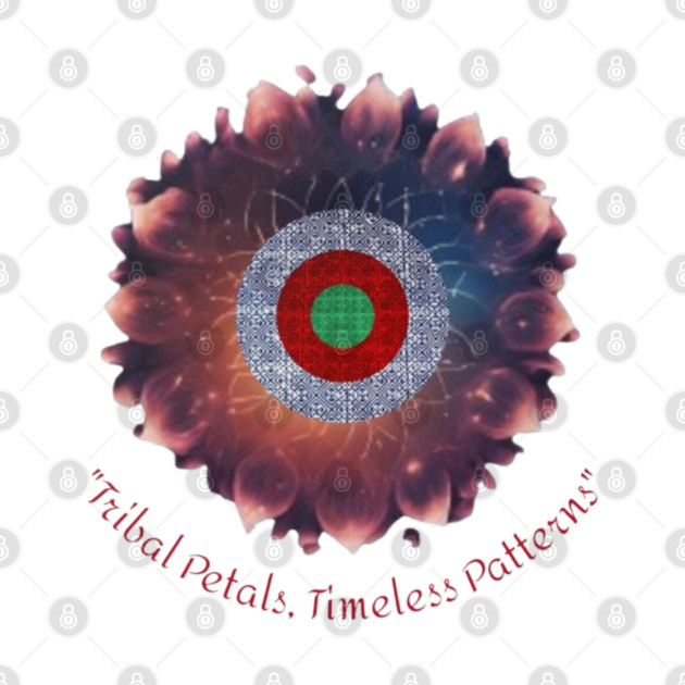 Tribal Petals, Timeless Patterns – A Hmong Bloom by Pimcolle