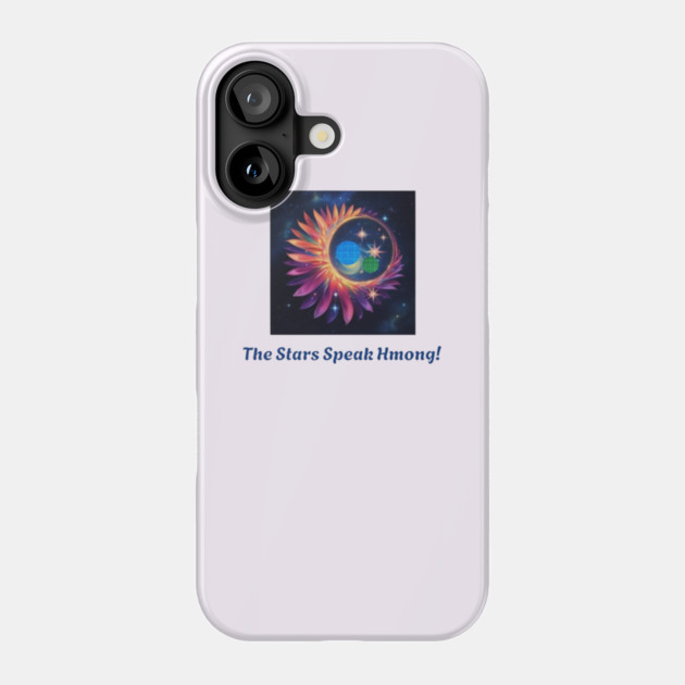 The Stars Speak Hmong – Celestial Tribal Fusion Phone Case by Pimcolle