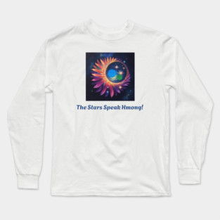 The Stars Speak Hmong – Celestial Tribal Fusion Long Sleeve T-Shirt