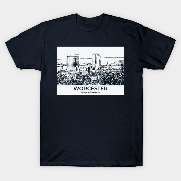 Worcester - Massachusetts T-Shirt by Lakeric