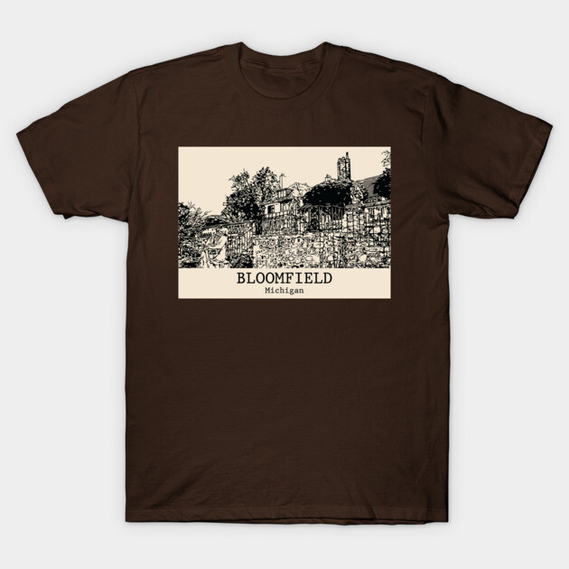 Bloomfield - Michigan T-Shirt by Lakeric